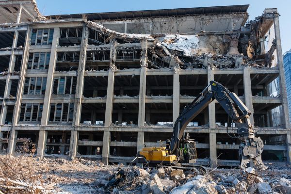 Commercial Building Demolition in Syracuse