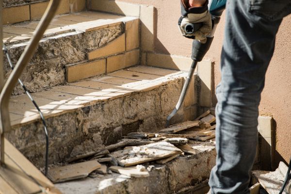 Concrete Stair Demolition in Syracuse