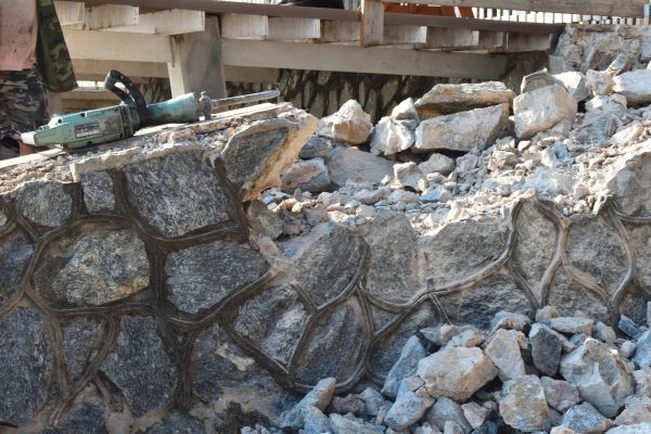 Retaining Wall Demolition in Syracuse